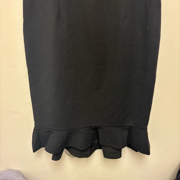 French Connection Whisper Ruffle Hem Dress - Picture 7 of 11